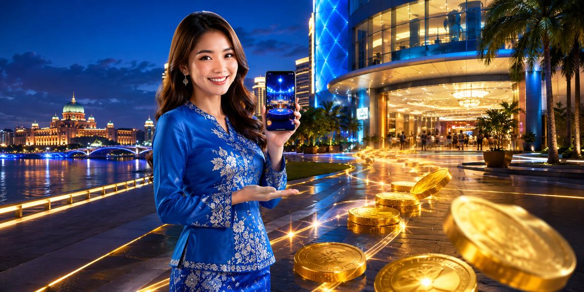 Antara muka aplikasi kasino Putrajaya dilengkapi dengan reka bentuk moden